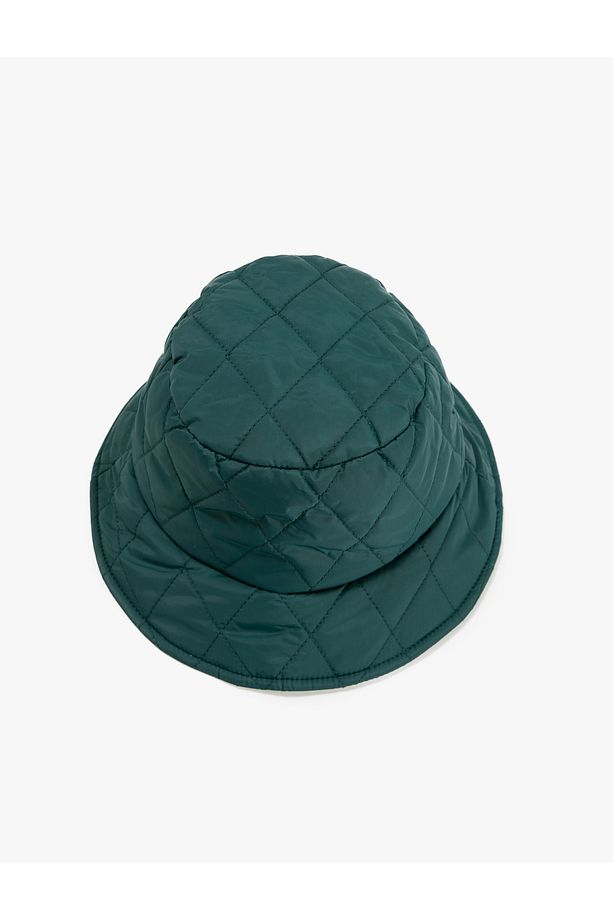 Kapitone Bucket Şapka - 2