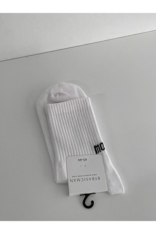 STD Good Mood Beyaz Çorap - 4