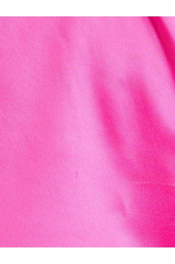 Saten Pijama Altı Şort Dantelli - 7
