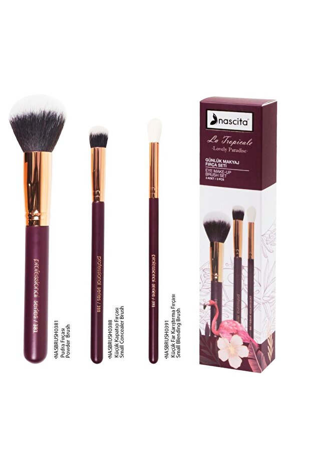 Daily Makeup Brush Set of 3