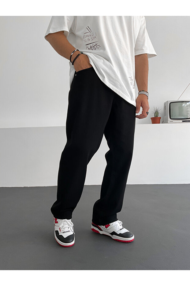 Siyah Baggy Pantolon GJ-15971/16311 - 2