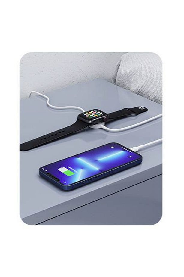 Type-C Apple Watch 7 8 9 Ultra iPhone 15 Pro Max Uyumlu 15W Destekli Şarj Kablosu - 2