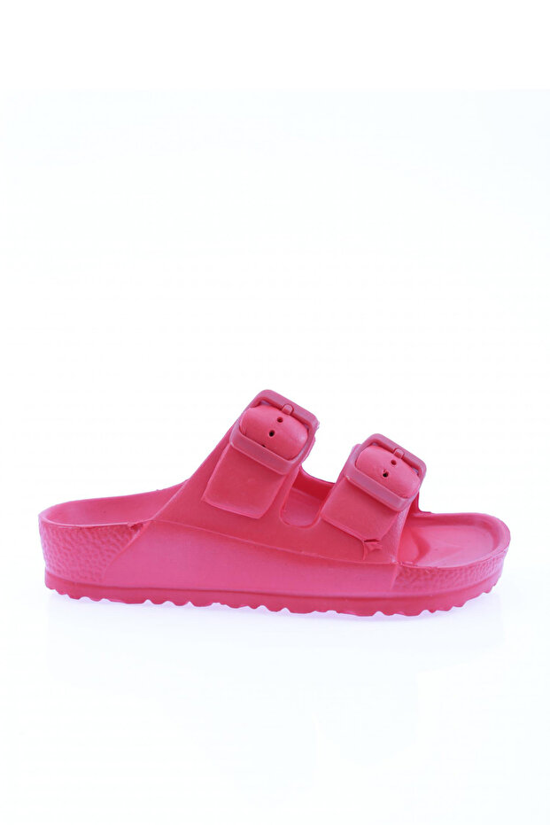 Children's Filet Adjustable Belted Slippers Red 15345161112691