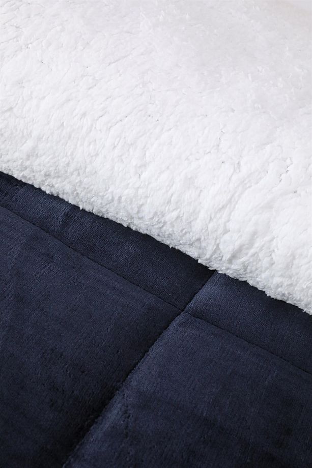 Comforter Tek Kişilik Battaniye Seti - Lacivert - 4