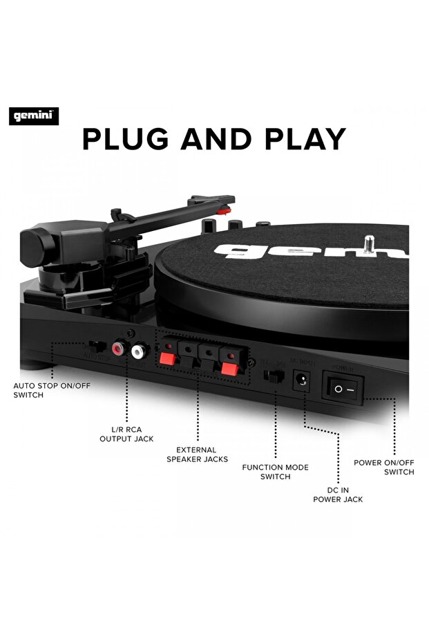 TT-900BB Bluetoothlu Pikap/Plakçalar - 7