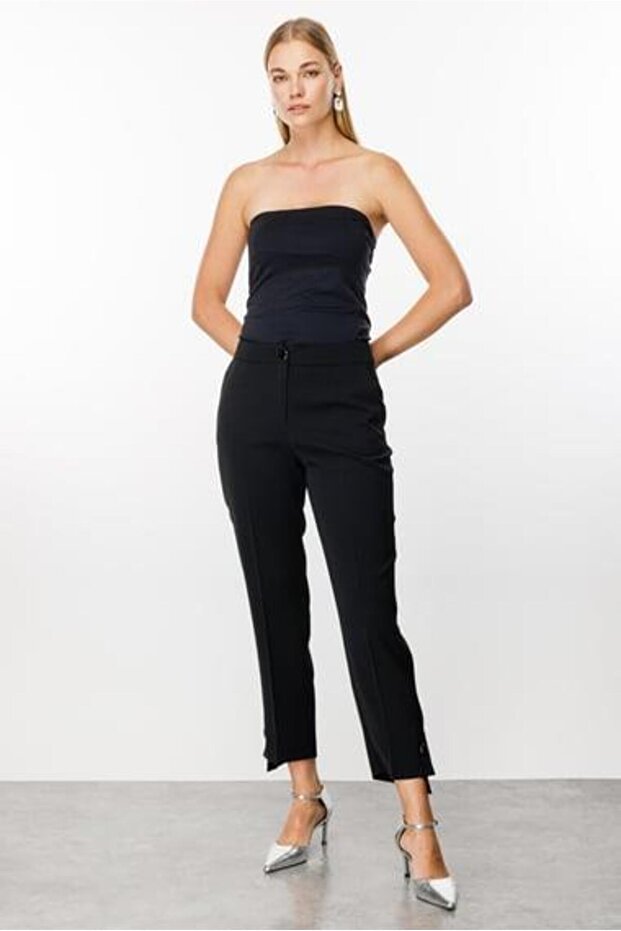 Moda Ilgi Pantolon 04572 Siyah - 3