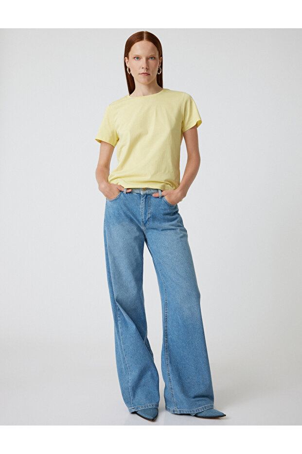 Basic T-Shirt Short Sleeve Crew Neck Cotton