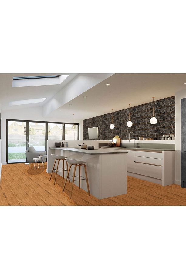 Kendinden Yapışkanlı Kahverengi Metro Mermer Desenli Pvc Panel 41x62 Cm (4 Adet) 1 M² - 6