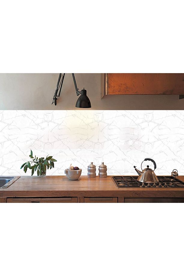 Kendinden Yapışkanlı Silver Desenli Pvc Panel 41x62 Cm (4 Adet) 1 M² - 5