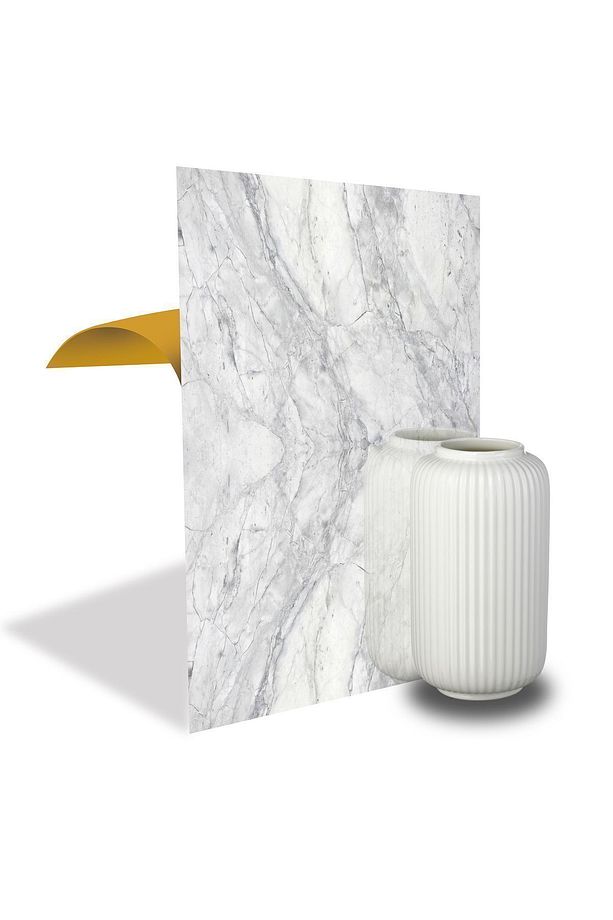 Kendinden Yapışkanlı Gri Ağ Mermer Desenli Pvc Panel 41x62 Cm (4 Adet) 1 M² - 7