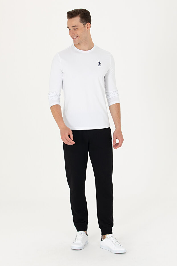 Men's Black Sweatpants 50269408 -Vr046