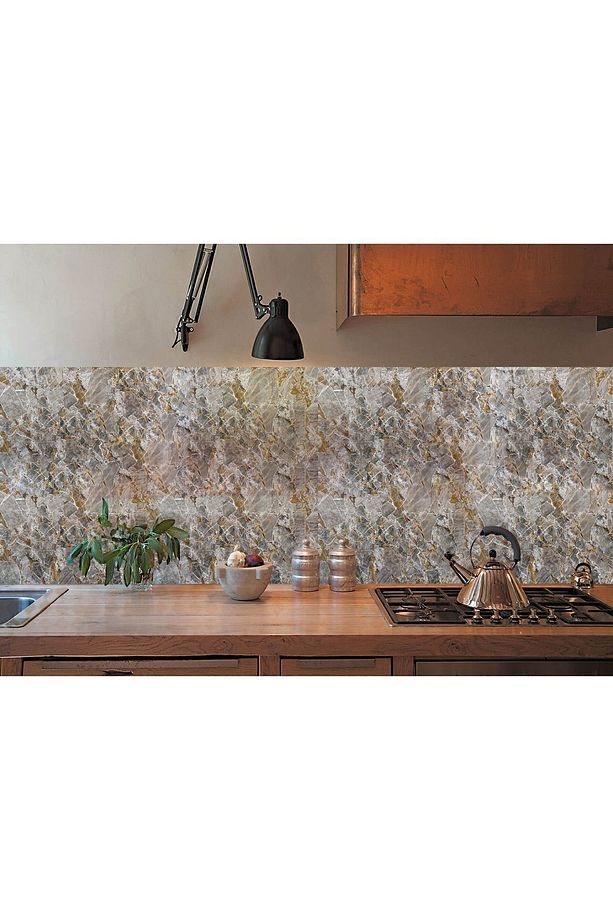 Kendinden Yapışkanlı Yeşim Mermer Desenli Pvc Panel 41x62 Cm (12 Adet) 3 M² - 5