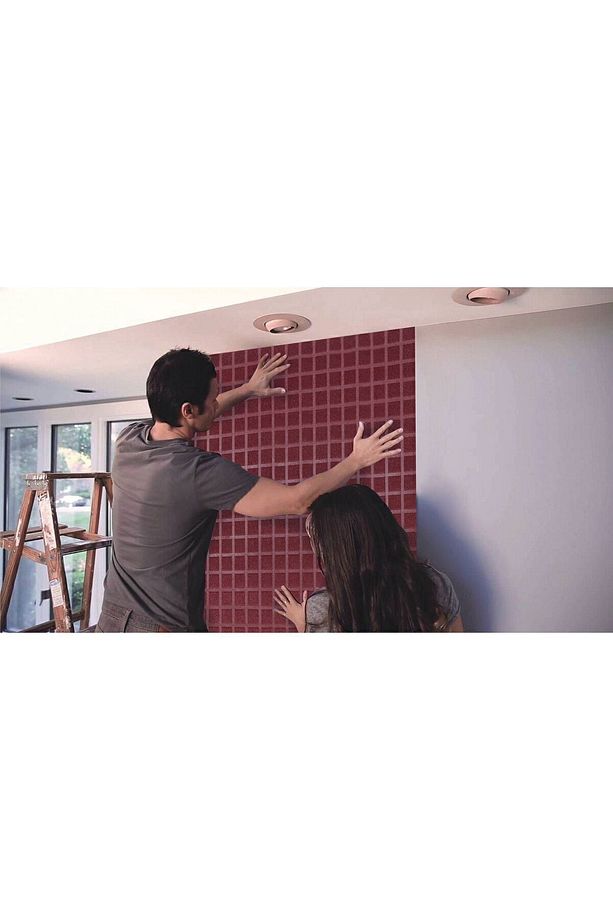 Akustik Ve Dekoratif Kare Desenli Keçe Panel 45x90 Cm / 2 Adet / 0,81 m² - 4