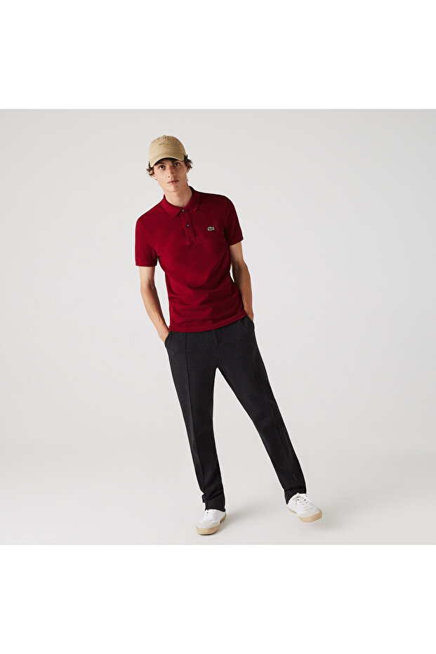 L.12.12 Erkek Slim Fit Kırmızı Polo - 8
