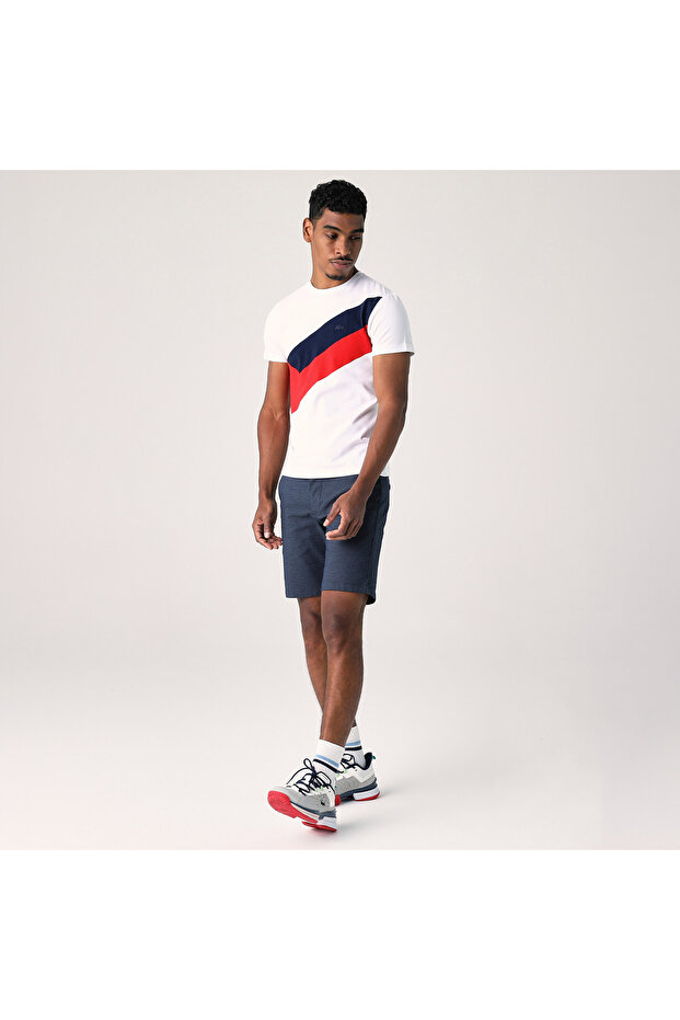 Erkek Slim Fit Lacivert Bermuda Şort - 1