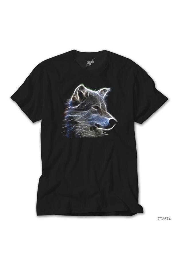 Μαύρο μπλουζάκι Aura Wolf - 1