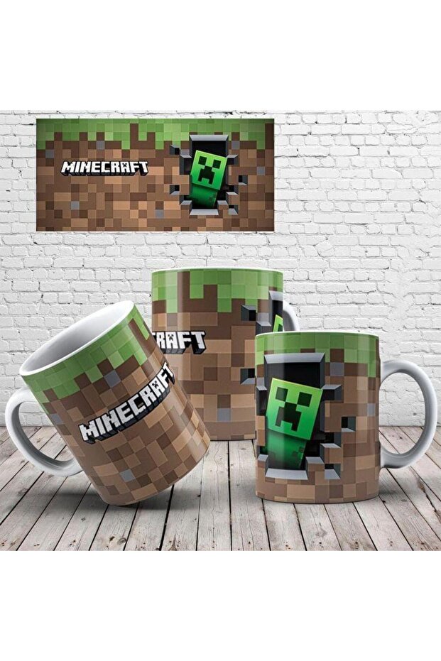 MODESSY Minecraft Baskılı Kupa Bardak - 1