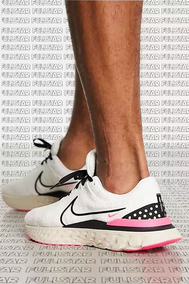İnfinity React Run Flyknit 3 Running Shoes White Erkek Koşu Ayakkabısı Beyaz - 1