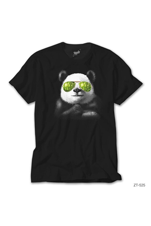 Cool Panda Black T-shirt S