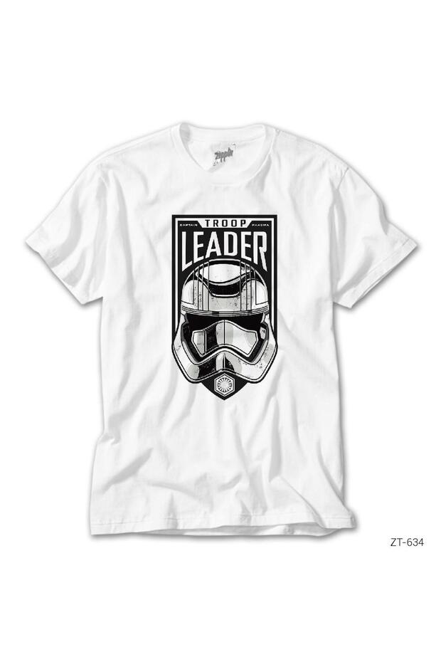 Star Wars Troop Leader White T-Shirt 4XL