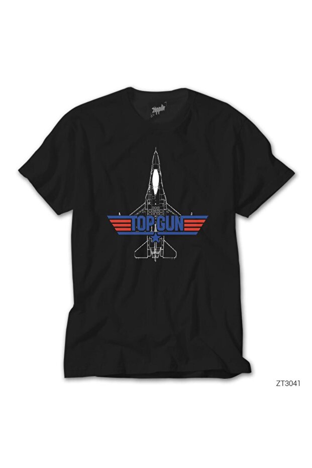 Top Gun Air Black T-Shirt