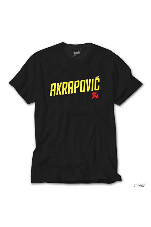 Akrapovic Logo Black T-Shirt