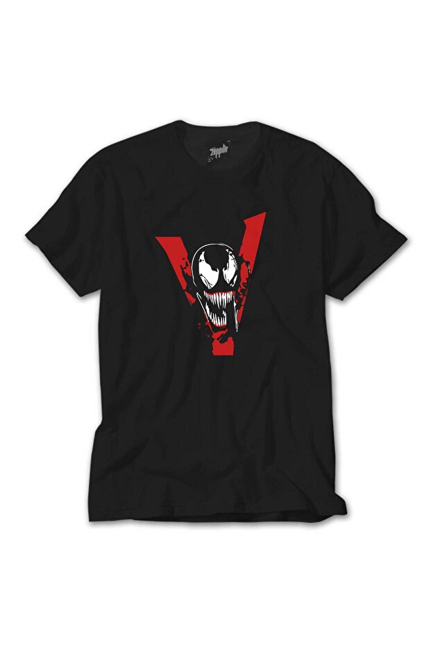 Черна тениска Venom V - 1