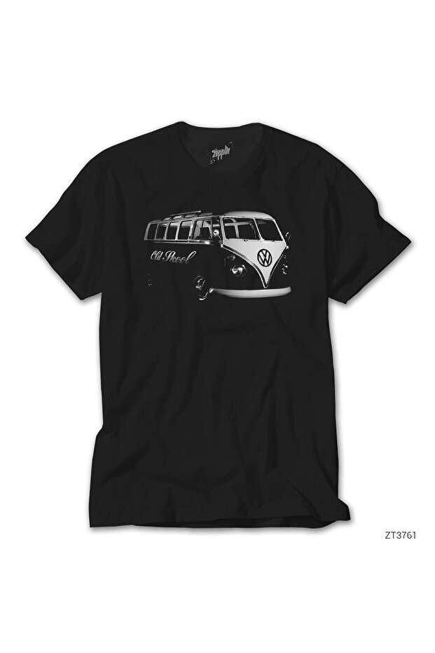 Volkswagen Bus Black T-Shirt