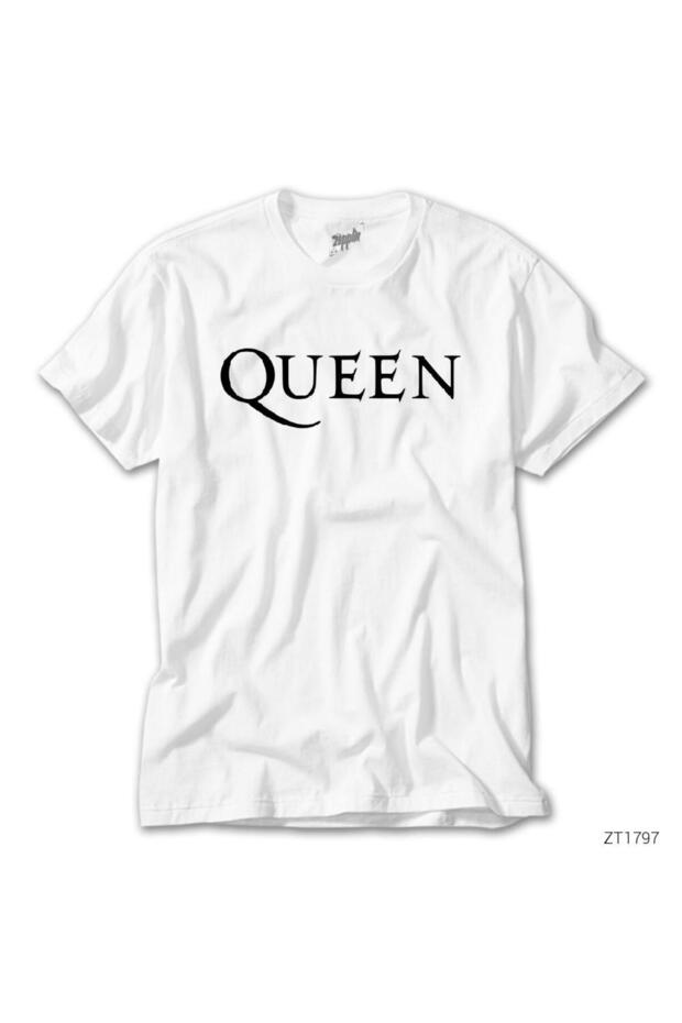 Queen Logo White T-Shirt