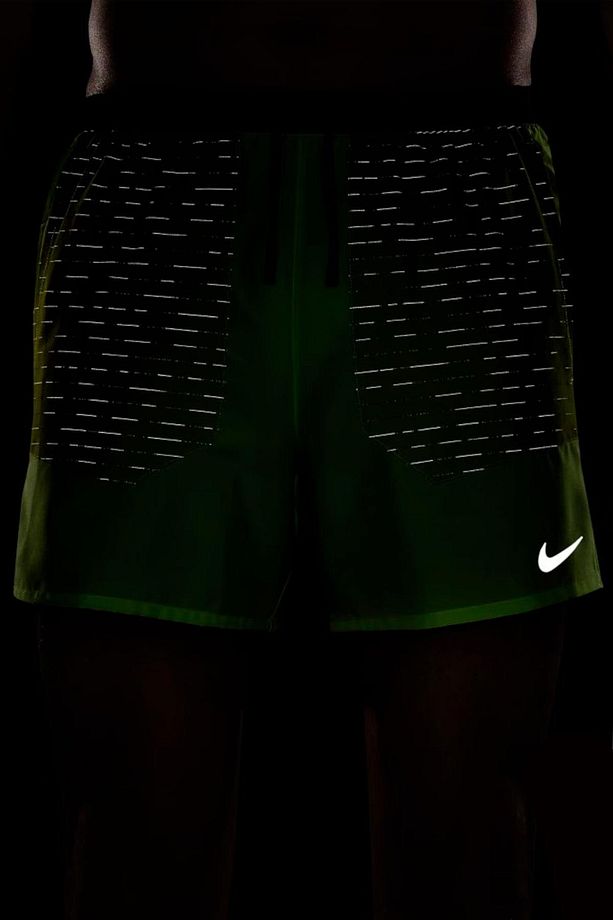 Flex Stride Run Division 5inch Running Shorts Reflektörlü Sarı Koşu Şortu - 2