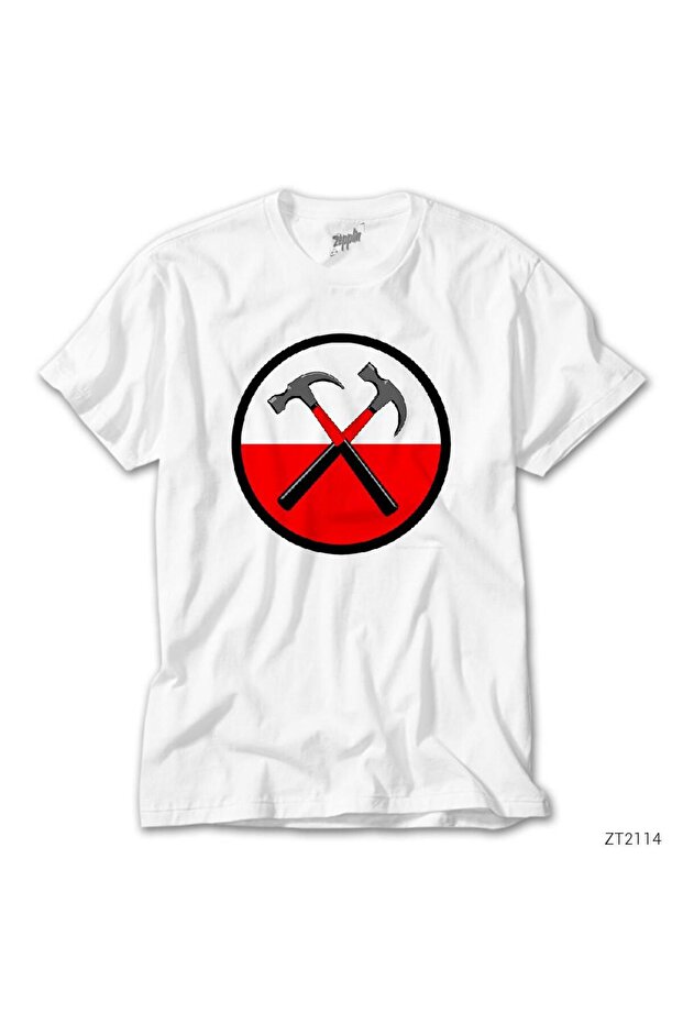Pink Floyd The Wall Hammer White T-Shirt