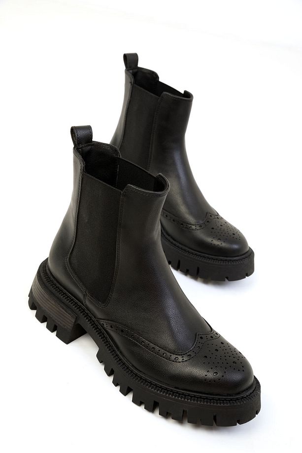 Siyah Kadın Bot & Bootie 19658 - 3