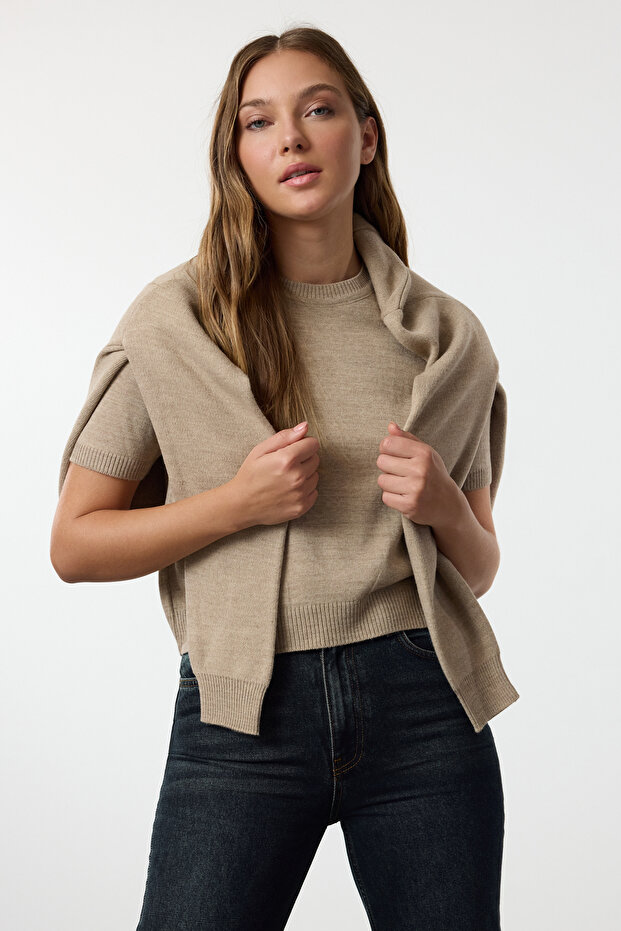 Taş Basic Bluz-Hırka Takım Triko Hırka TWOAW25HI00216 - 4