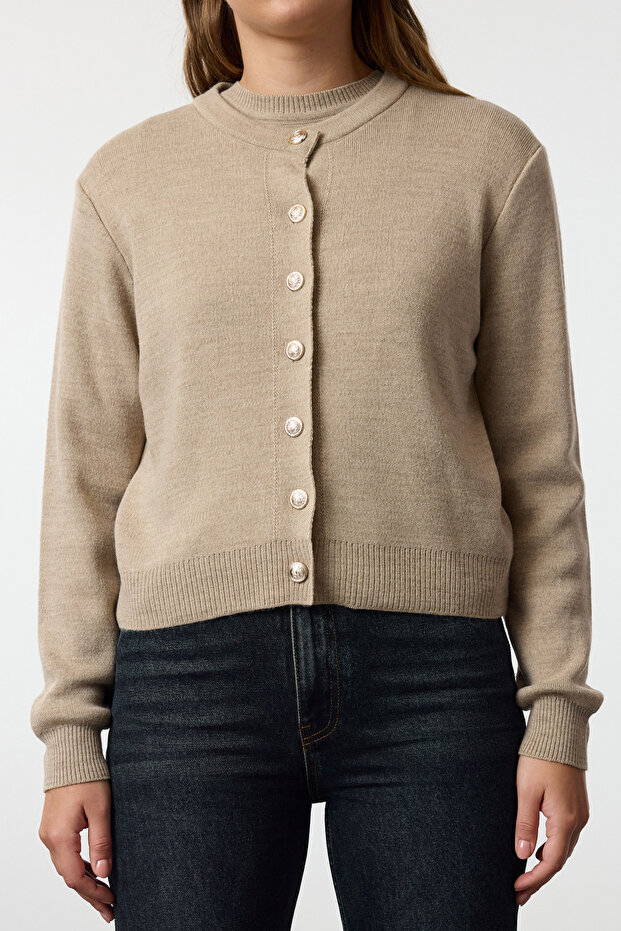 Taş Basic Bluz-Hırka Takım Triko Hırka TWOAW25HI00216 - 5