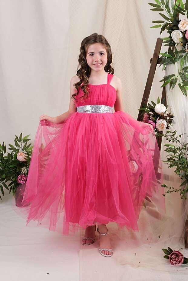 Girl's Long Cotton Dress