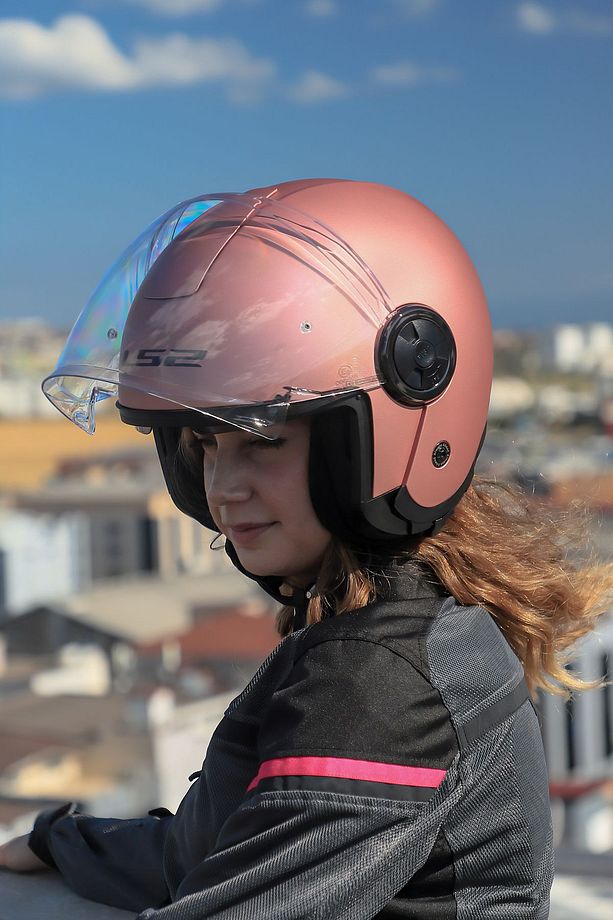 CLASSY MAT GOLD PEMBE KASK - 5