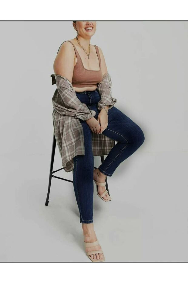 Blugi de mărime plus strâns - 3