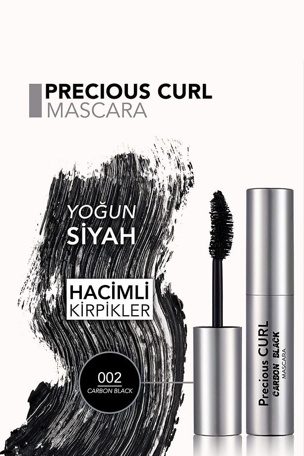 Hacim Ve Kıvrım Veren Maskara-precious Curl Mascara-001carbon Black-8690604542369 - 5