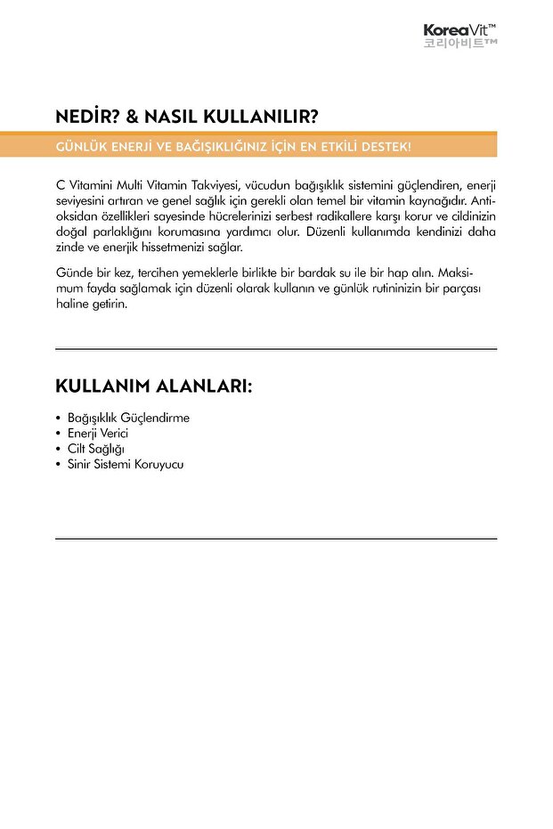 C Vitamini Takviyesi - 5