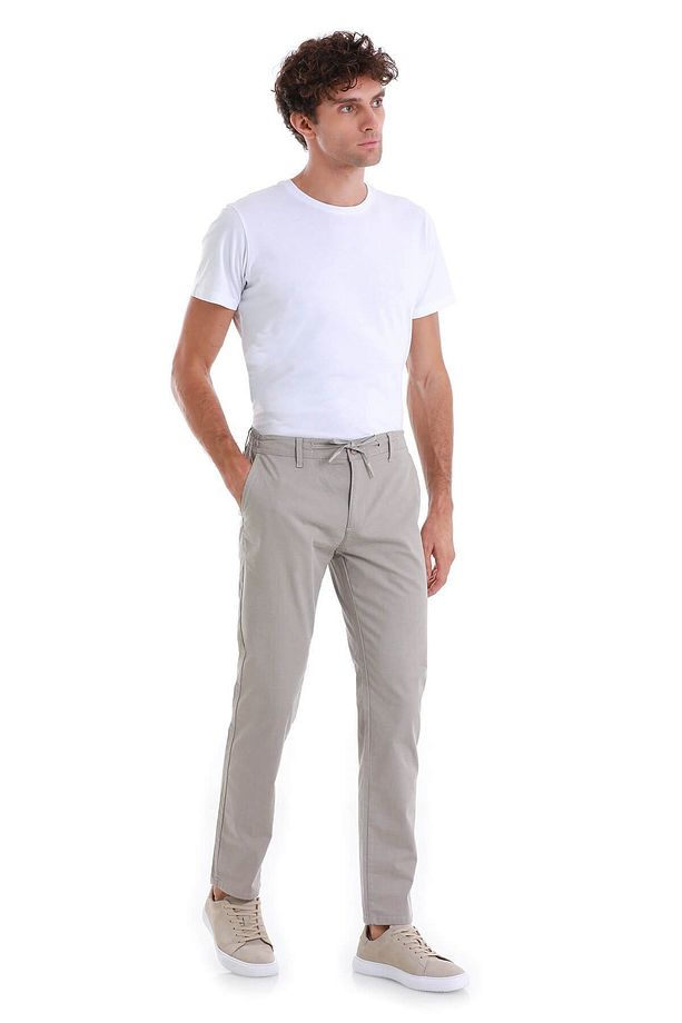 Vizon Regular Fit Desenli Yandan Cep Pamuklu Jogger Pantolon - 2