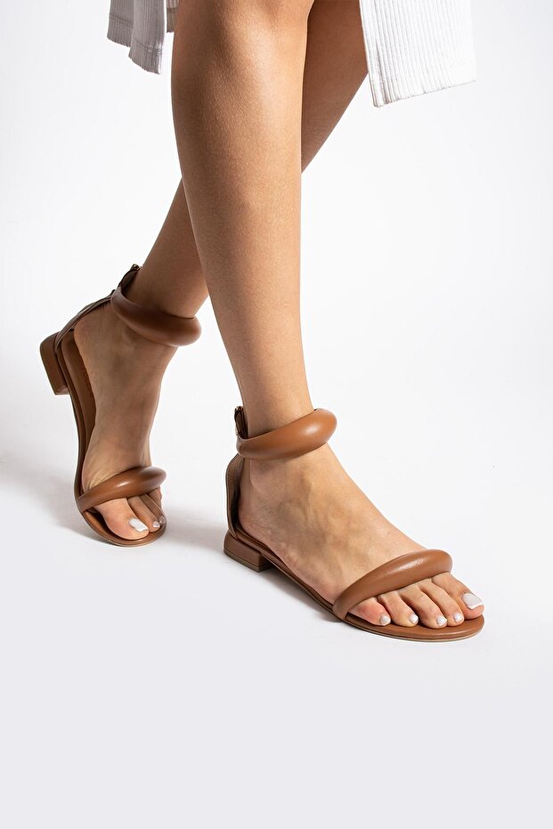 Kadın Deri Sandalet - 1