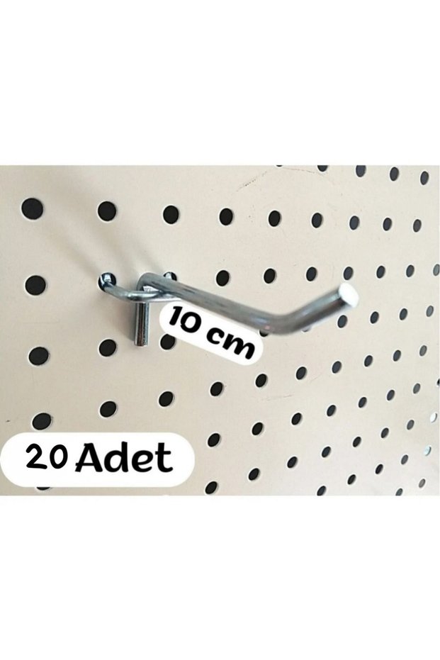 (20 Pcs) Perforated Board Mounting Wire Hanger, Metal Hanger for Hanging Products, Profile Wire Hanger Bar