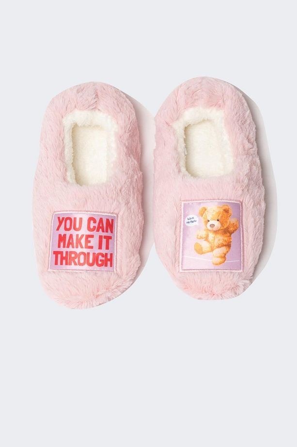 Kız Çocuk Düz Taban Slip On Ev Botu B0884a823wn - 5