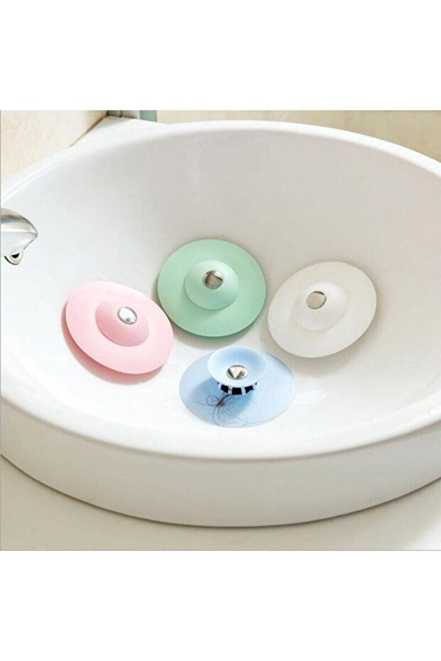 3-Piece Silicone Strainer Sink Bathroom Stopper Sink Bathtub Drain Stopper