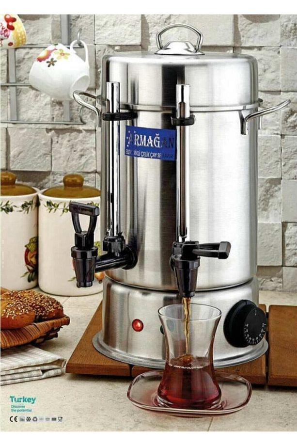 J300 40 Bardak Çay Makinesi Çay Otomatı - Yeni Model Gizli Rezistans - 1