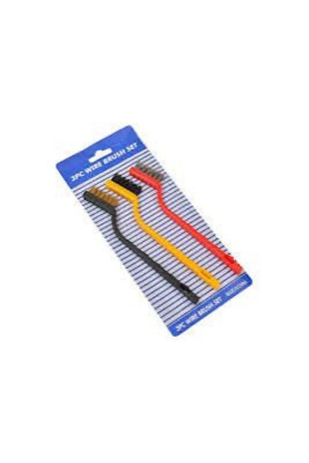 3lü tel fırça seti 3pc wıre brush set - 2