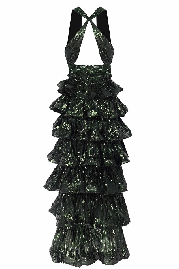 Ruby Green Abiye Elbise - 2