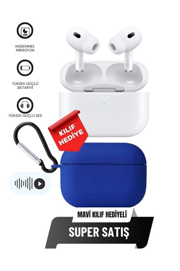 Pro Ios Android Uyumlu Yeni Nesil Wireless Charge Bluetooth Kulaklık Kılıf - 1