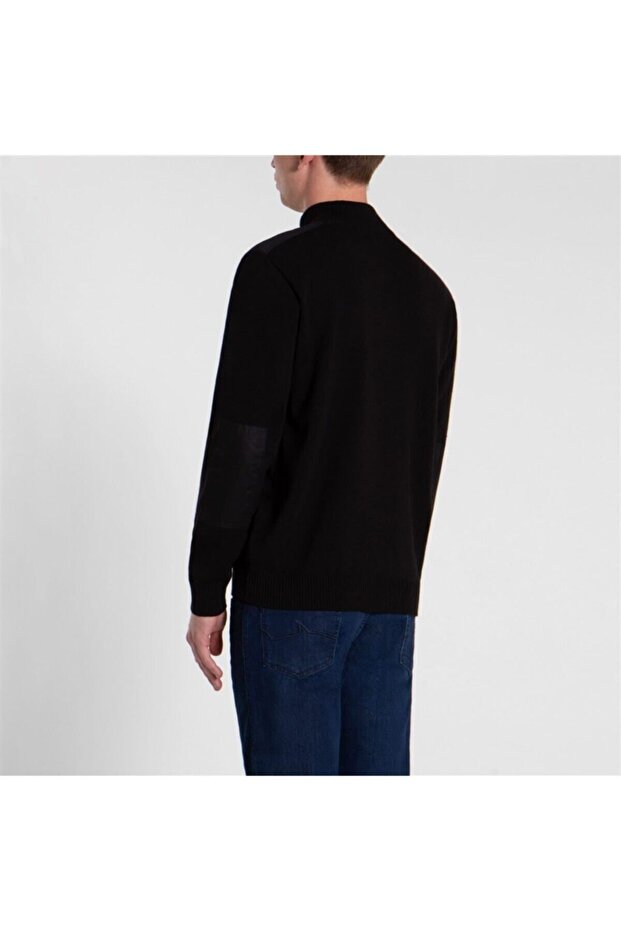 MEN'S ZIPPED PULLOVER C.W. WOOL - 3