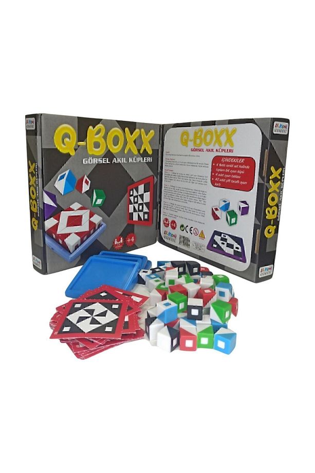 Q-boxx Cubes Qbitz Görsel Akıl Küpleri (YENİLENDİ) Q-bitz Q-smart Q Smart Küp Oyunu - 3
